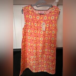 Hammies Yellow Echinacea Smock Dress